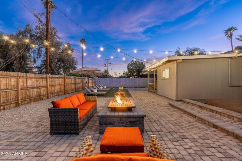 Twilight Fire Pit