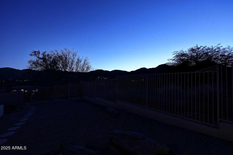 Night-Mountain View