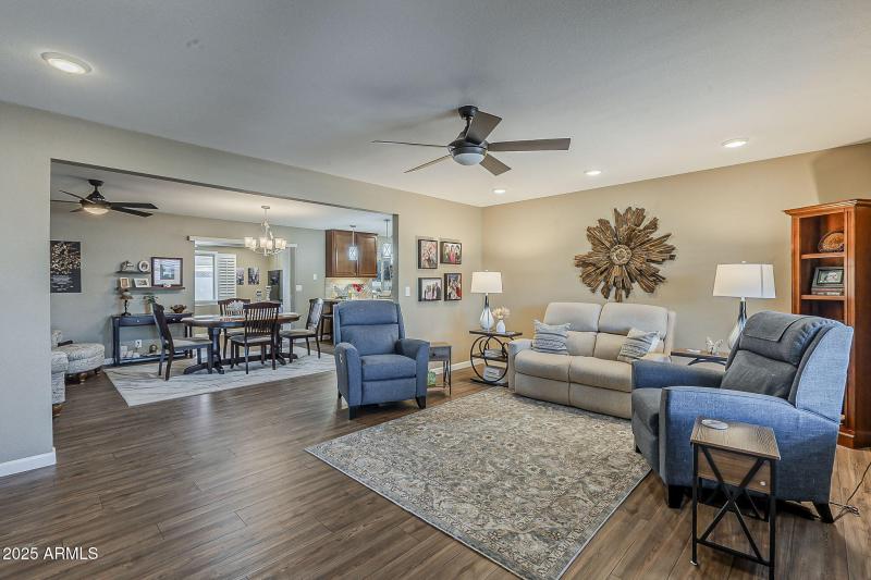 As you enter, a welcoming open feel