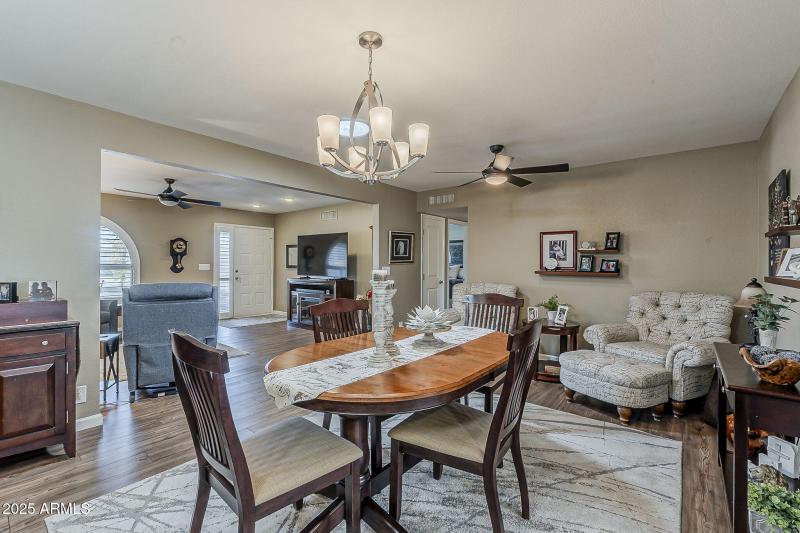 Open Dining Area to Kitchen