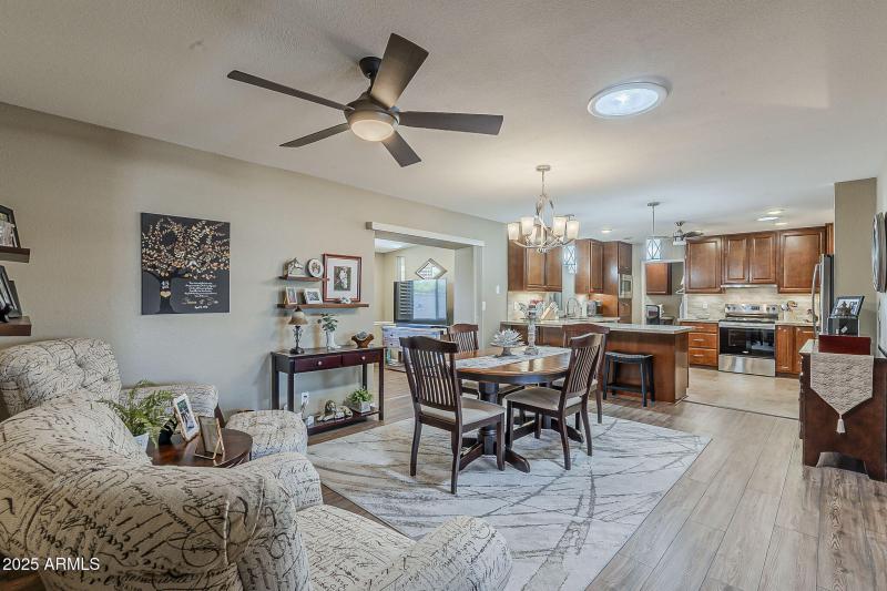 Open Dining Area To Kitchen
