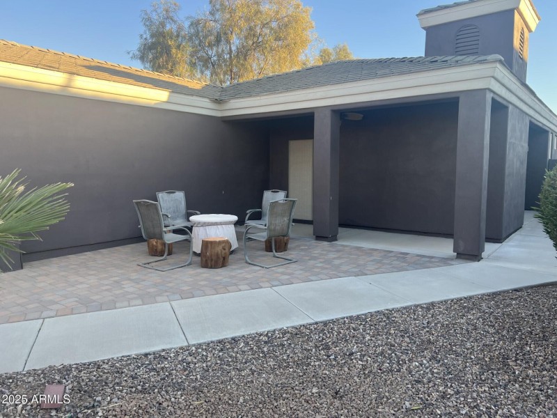 Front Patio with Firepit