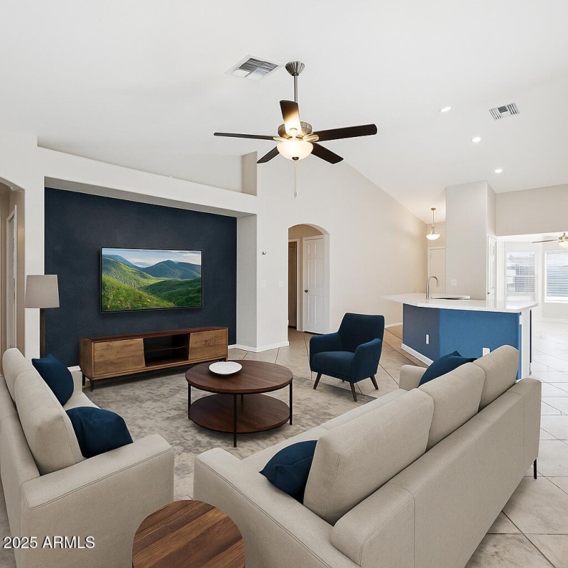 Living Room - Staged