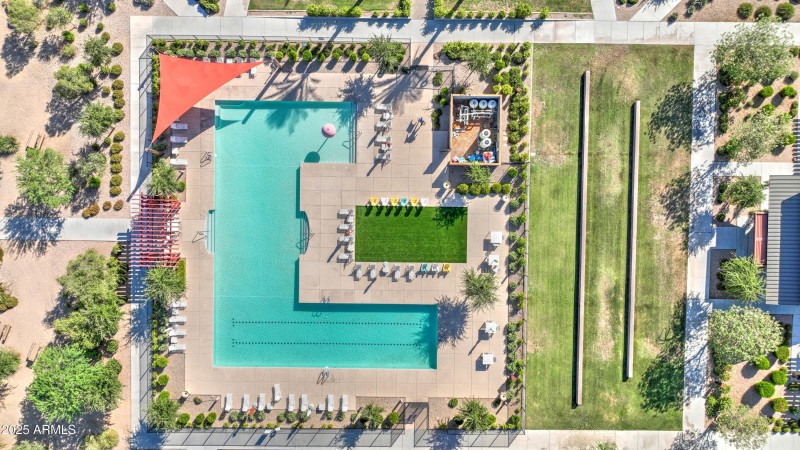 Community Pool Aerial