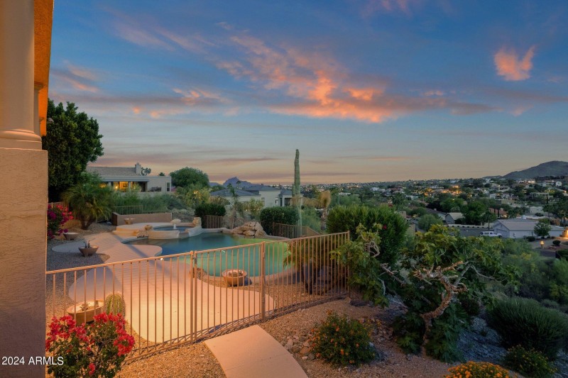 Overlooking Poo and Backyard