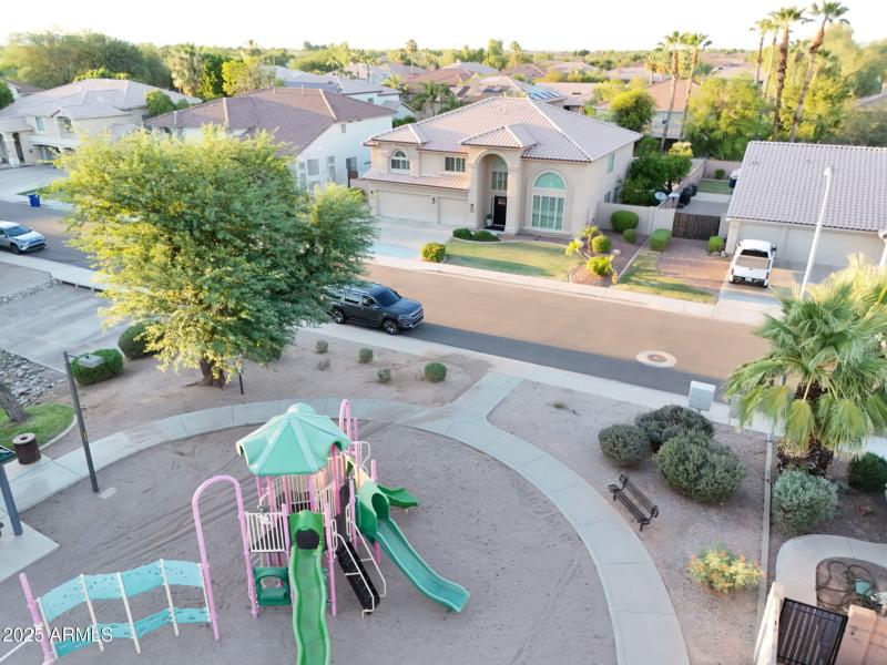 PARK ACROSS STREET-DRONE