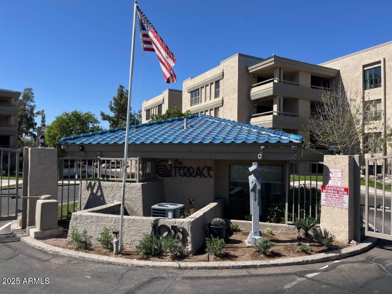 Frank Lloyd Wright Sprite at Entrance