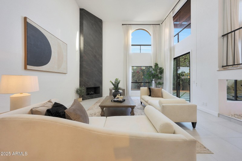 17ft Tiled Fireplace