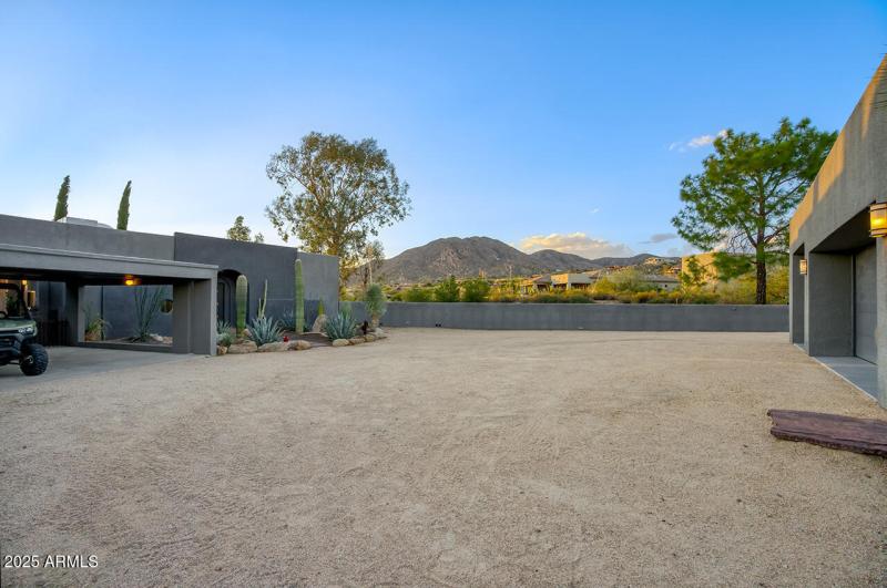 Stunning views from front courtyard