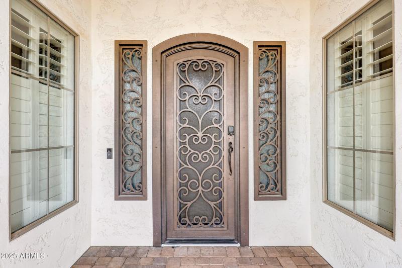 Front door from outside