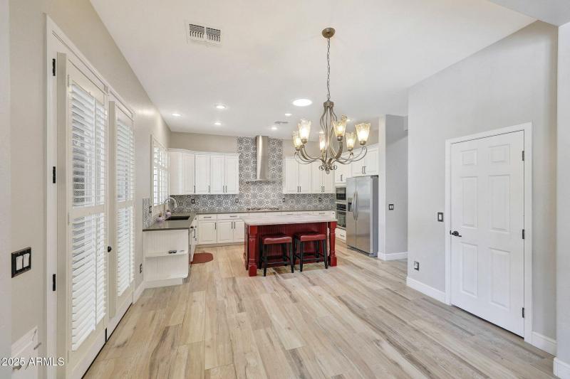 Looking at Dining/Kitchen