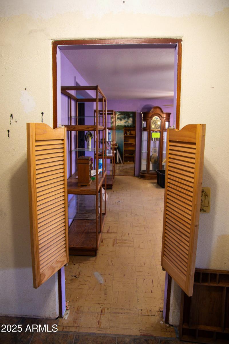 Doorway fr Wood Frame Addition to Adobe