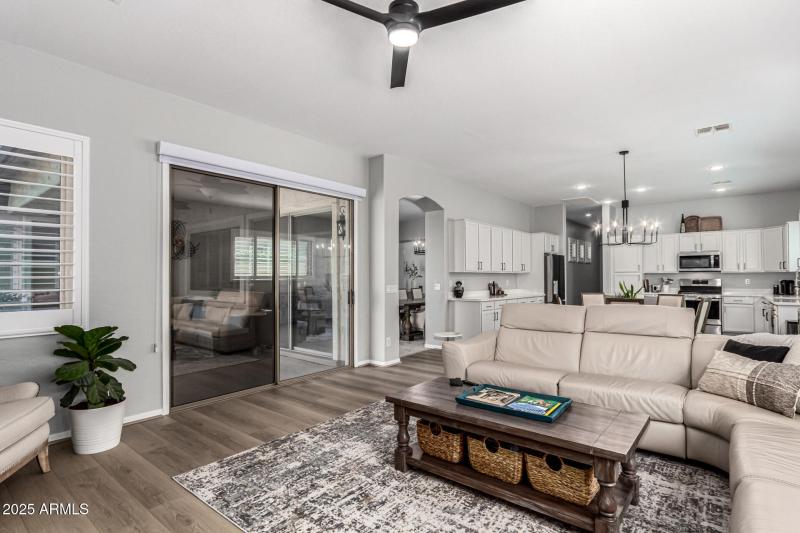 Access to Back Yard in Family Room