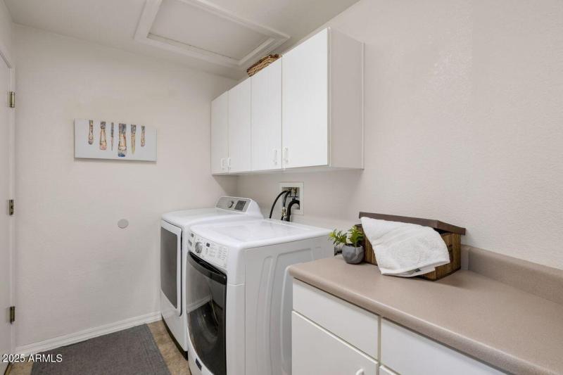 Separate laundry room