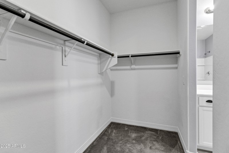 Primary closet
