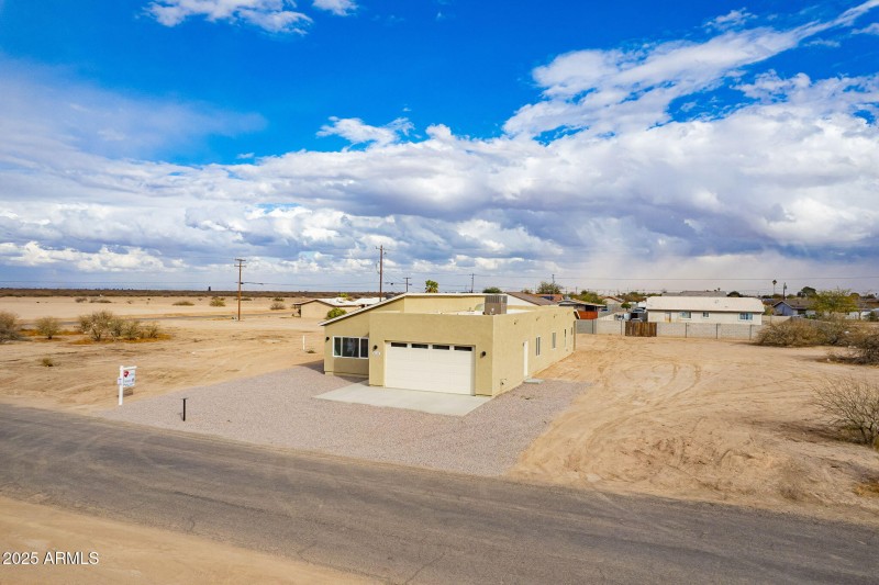 View before gate & walls