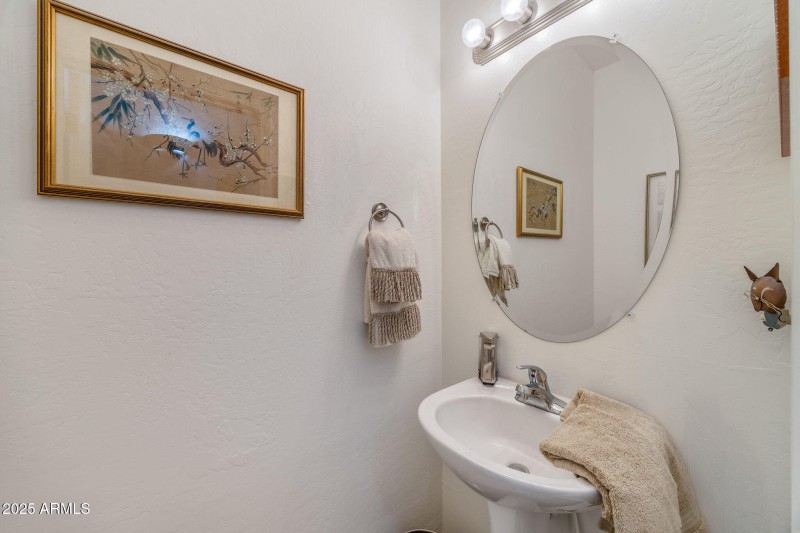 Downstairs half bath