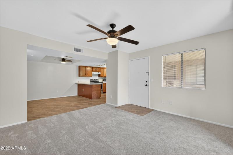 Living Room and Dining Room
