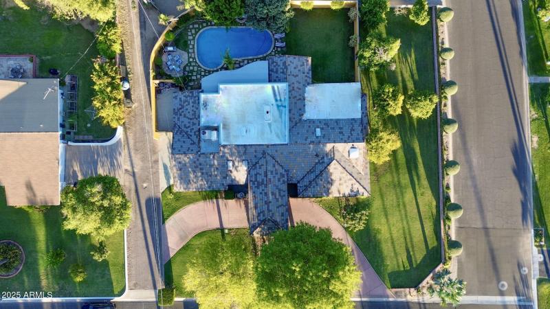 Overhead View of Home