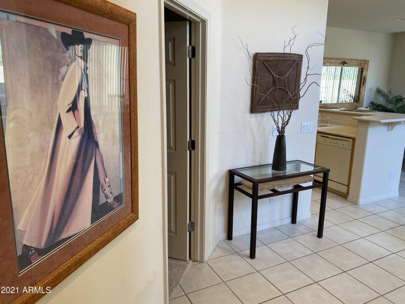 Entry Foyer/Door to Den