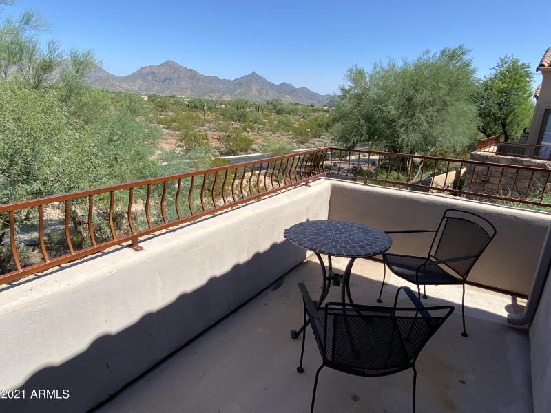 Walkout balcony (facing East)