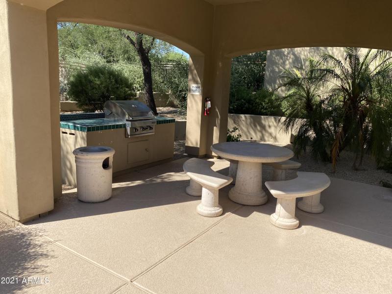 Covered Grilling Area