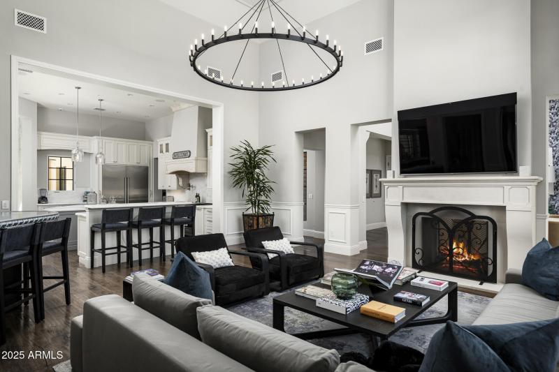 Great Room into Kitchen View