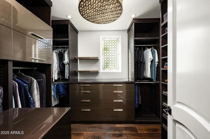 One of Two Primary Closets