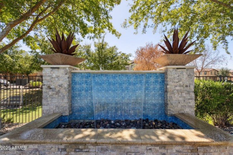 Tranquil water fountain