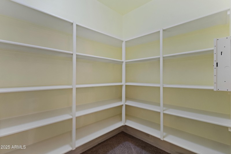 Upstairs closet