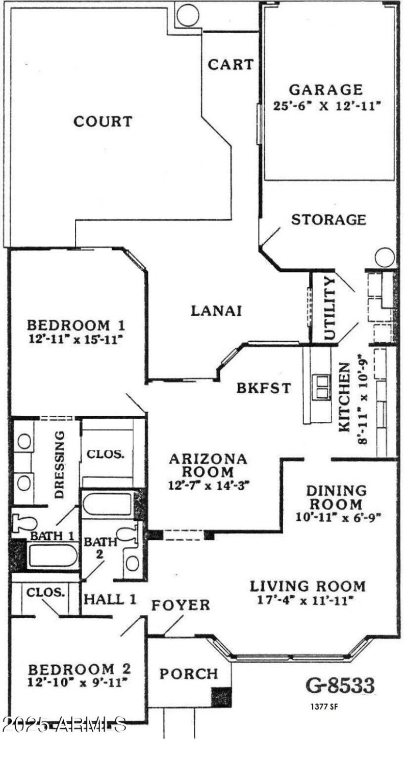 G8533 S Pueblo floor plan