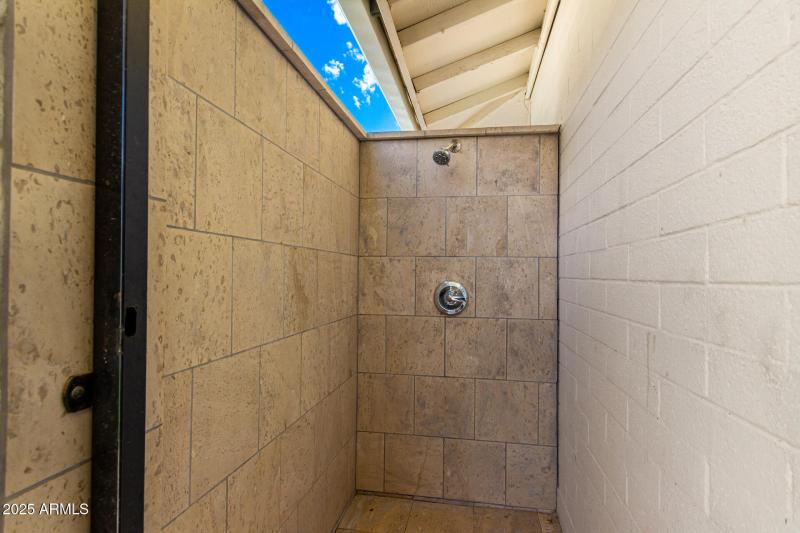 outdoor shower