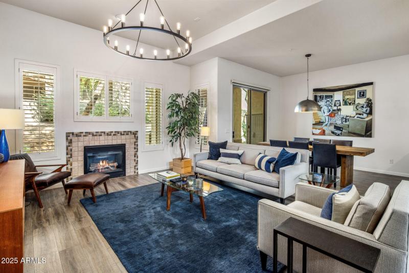 Inviting Fireplace