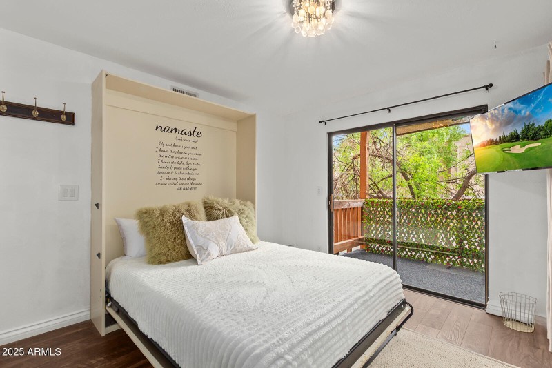 Murphy bed open
