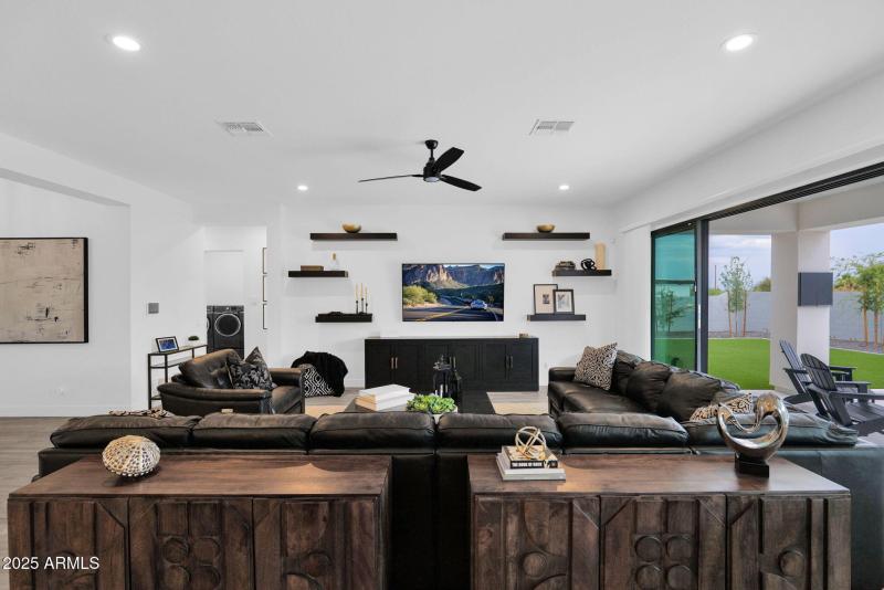 Great room view from kitchen