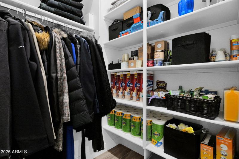 Coat closet w/extra storage