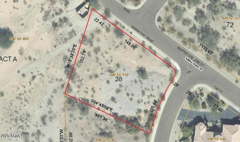 11222 S Wilson Lane Goodyear Lot Aerial