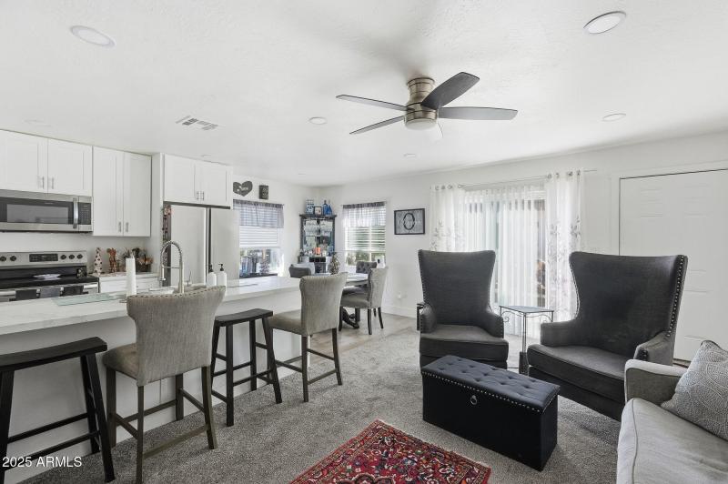 Kitchen & Living Room