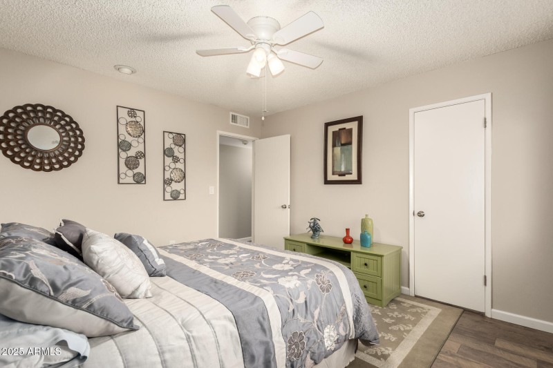 2nd Bedroom with Wood Laminate Flooring