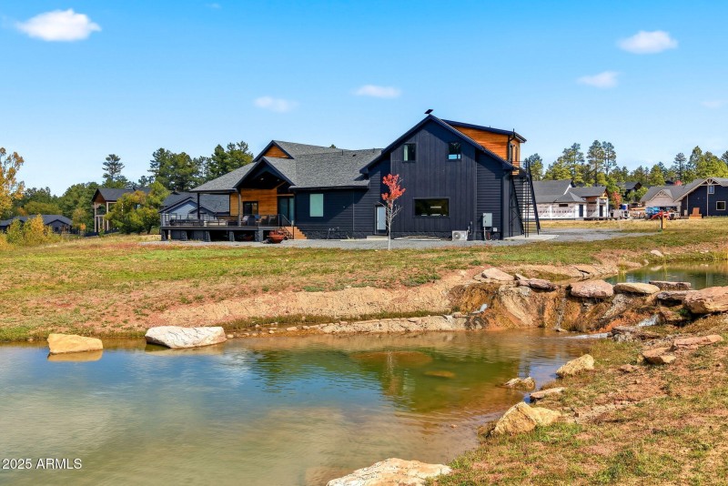 Lake To Rear House View