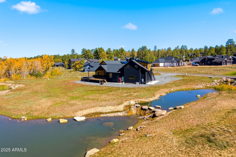 Rear House View Aerial