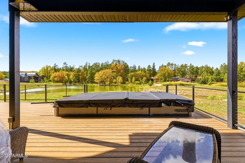 Swim Spa Overlooking The Lake