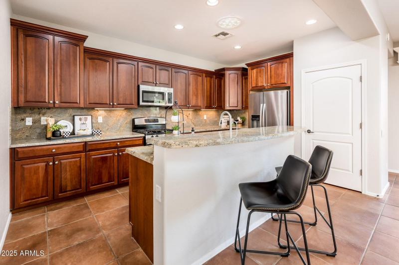 Upgraded Cherry Cabinets