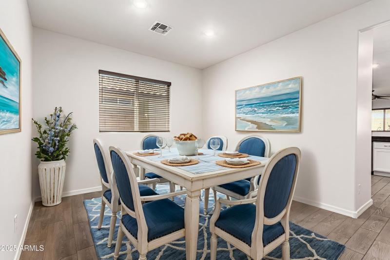 17466 W Echo Ln Dinning Room Staged