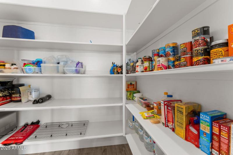Large walk-in pantry