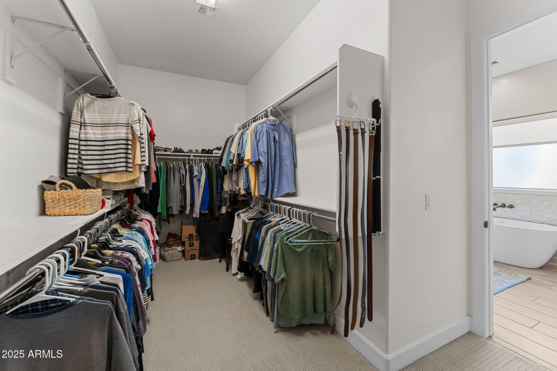 Large walk-in closet