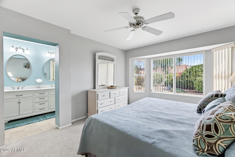 Bright and Spacious primary bedroom