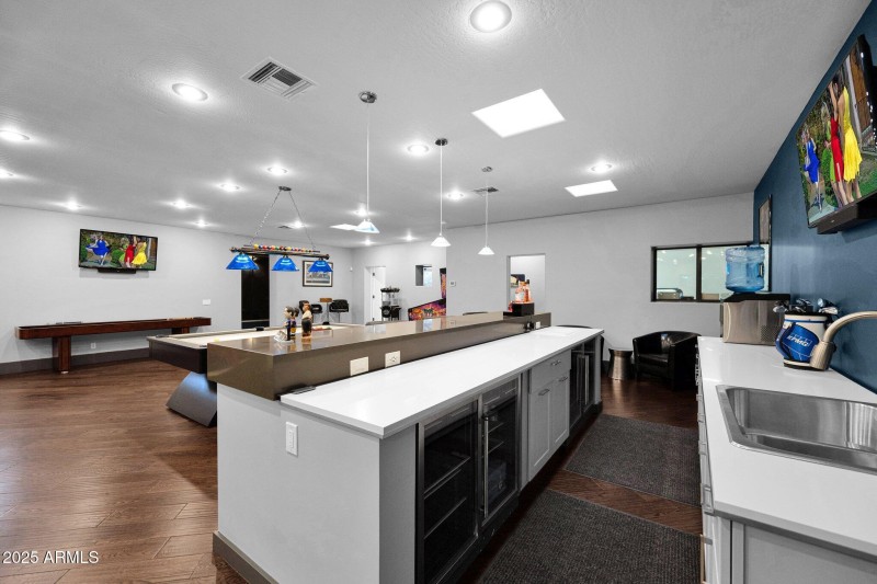 Inviting Bar, Dual Refrigerators