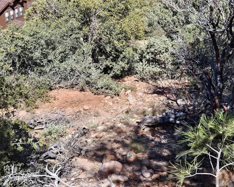 Leveled area at base