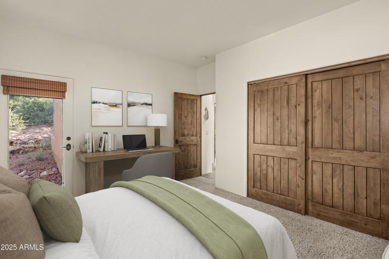 BEDROOM 3 WITH OUTDOOR ENTRY